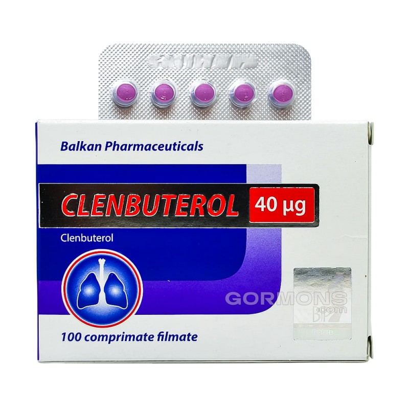 Clenbuterol 100 tabs (40 mcg/1 tab)