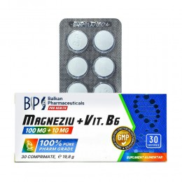 Magneziu + Vitamin B6 30 tabs (30 mg/1 tab)