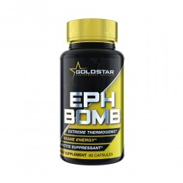 Gold Star EPH Bomb 60 caps (50 mg Ephedra+DMAA)