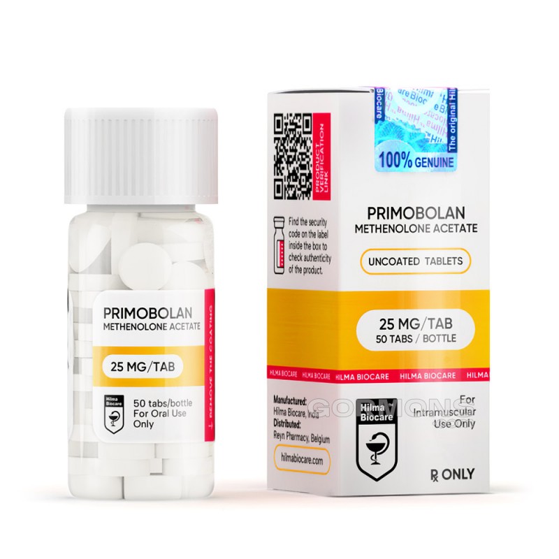Primobolan Acetate 50 tabs (25 mg/1 tab)