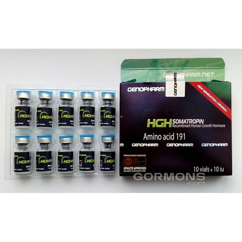 HGH Somatropin 10 vials x 10 iu