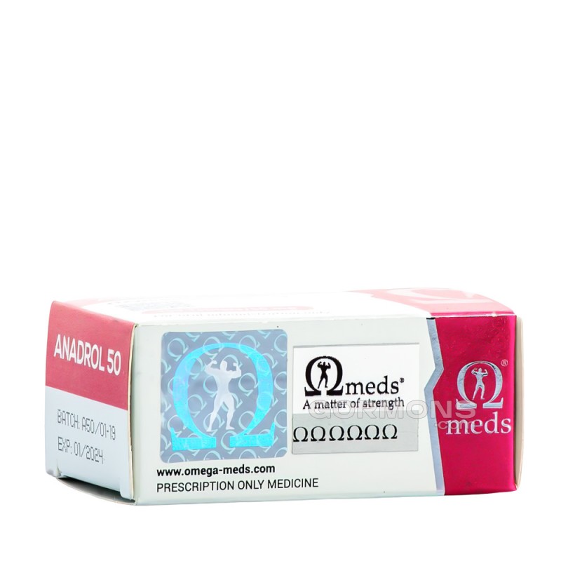 Anadrol 50 100 tabs (50 mg/1 tab)