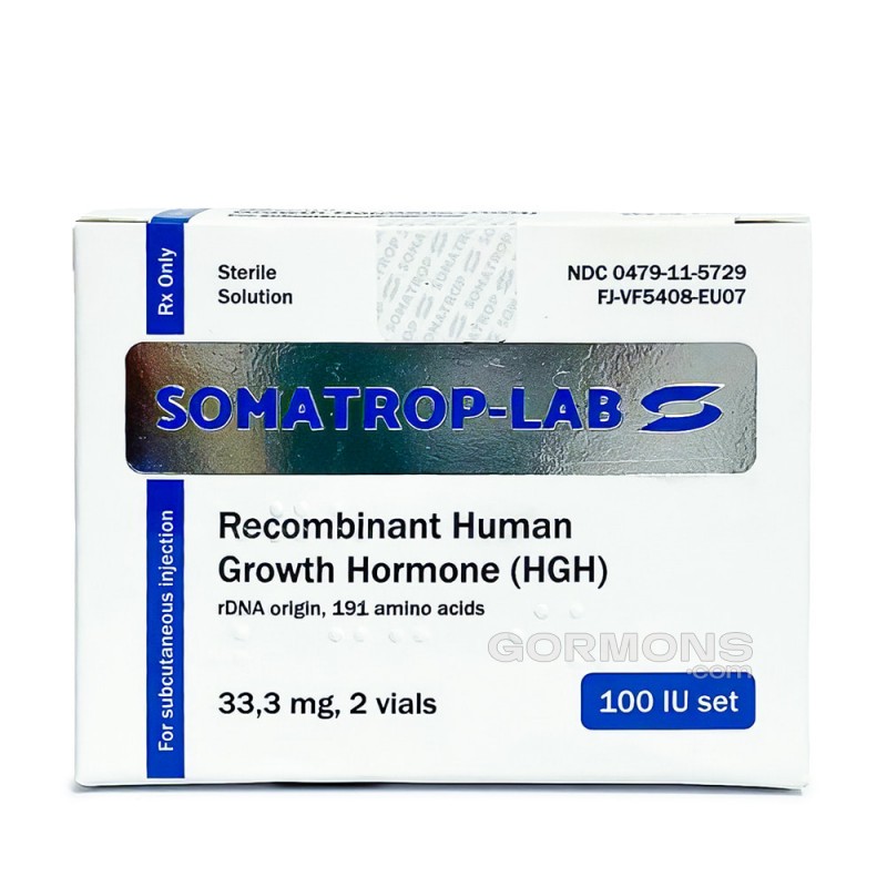 Somatrop HGH 100 iu (2 vials Ã— 50 iu)
