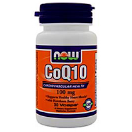 Антиоксидант NOW Foods CoQ10 100mg 30 caps