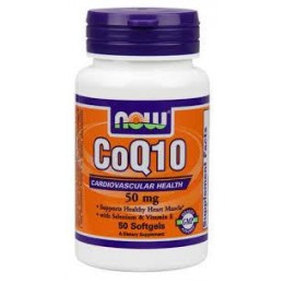 Антиоксидант NOW Foods CoQ10 50mg 50 softgels