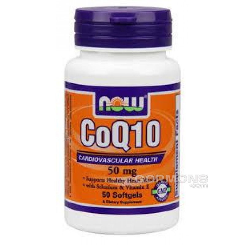 Антиоксидант NOW Foods CoQ10 50mg 50 softgels