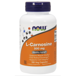 Карнозин, мозкова активність NOW Foods L-Carnosine 500mg 50 caps