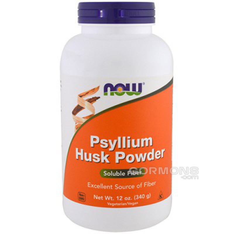 Для нормалізації діяльності ШКТ NOW Foods Psyllium Husk Powder 340 g