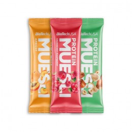 Протеїнові батончики BioTech USA Protein Muesli 28х30g