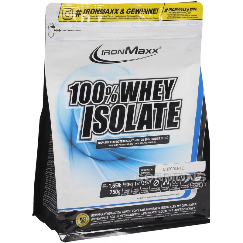 Протеин IronMaxx 100% Whey Isolate 750 g