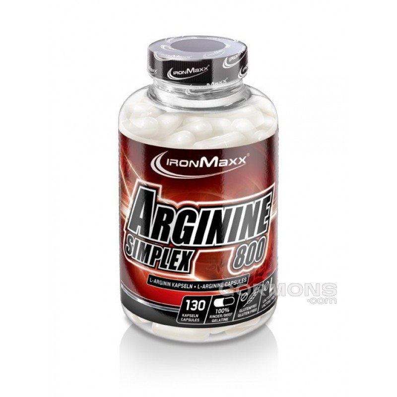 Аргінін IronMaxx Arginine Simplex 800 130 caps