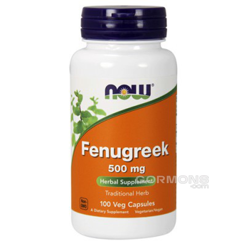 Чоловіче та жіноче здоров'я NOW Foods Fenugreek 500mg caps 100