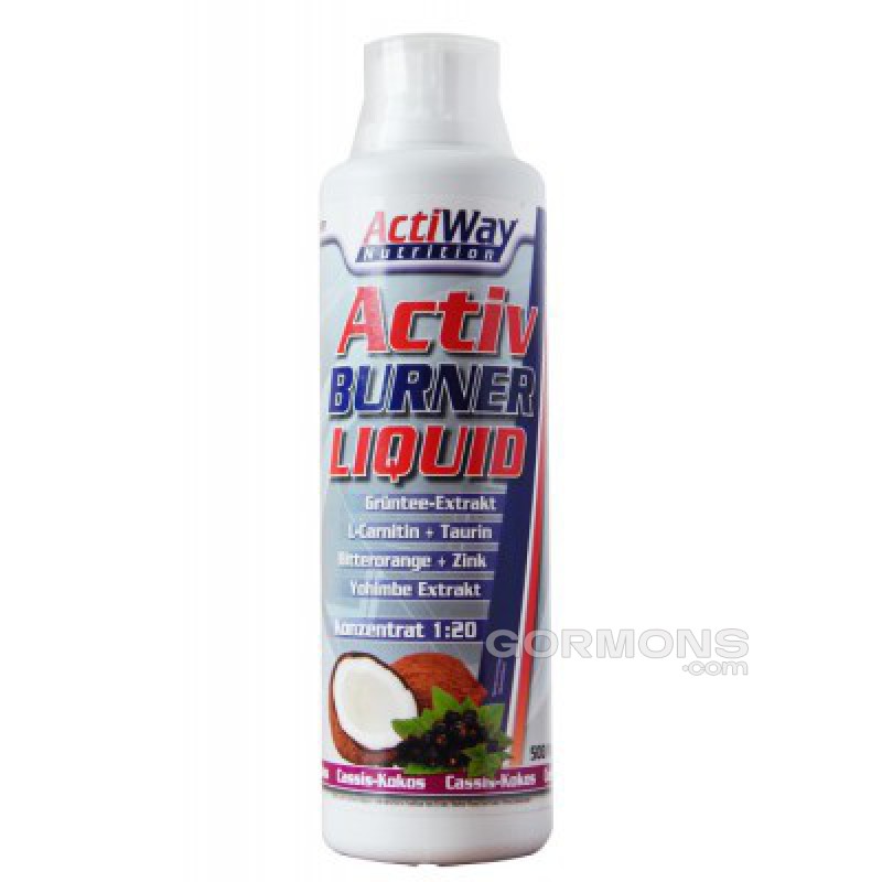 Жиросплювач ACTIWAY Activ Burner Liquid Cassis 500 ml
