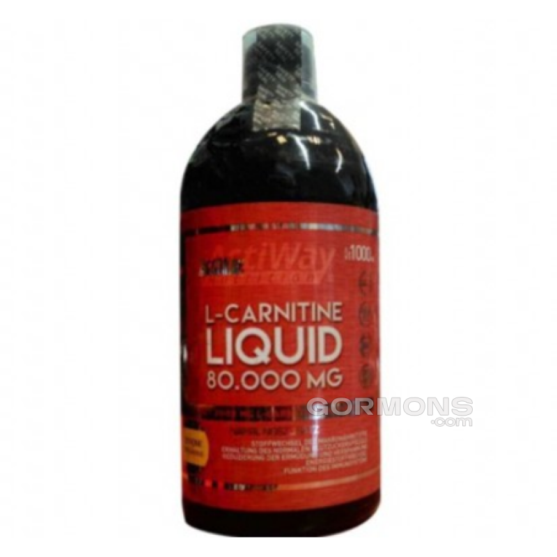 Жиросплювач ACTIWAY L-Carnitine Liquid 80.000 mg Zitronen 1 L