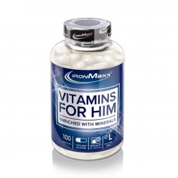 Вітаміни для чоловіків IronMaxx Vitamins for Him 100 caps