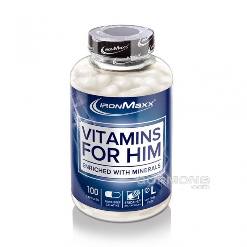 Вітаміни для чоловіків IronMaxx Vitamins for Him 100 caps