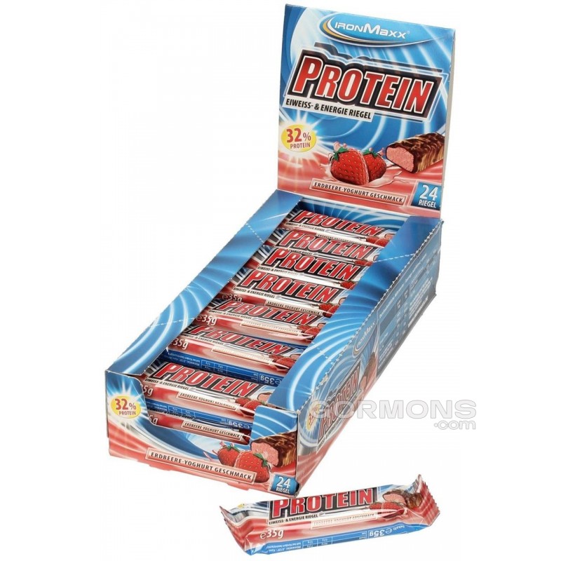 Протеиновые батончики IronMaxx 32% Protein Bar 24 x 35 g