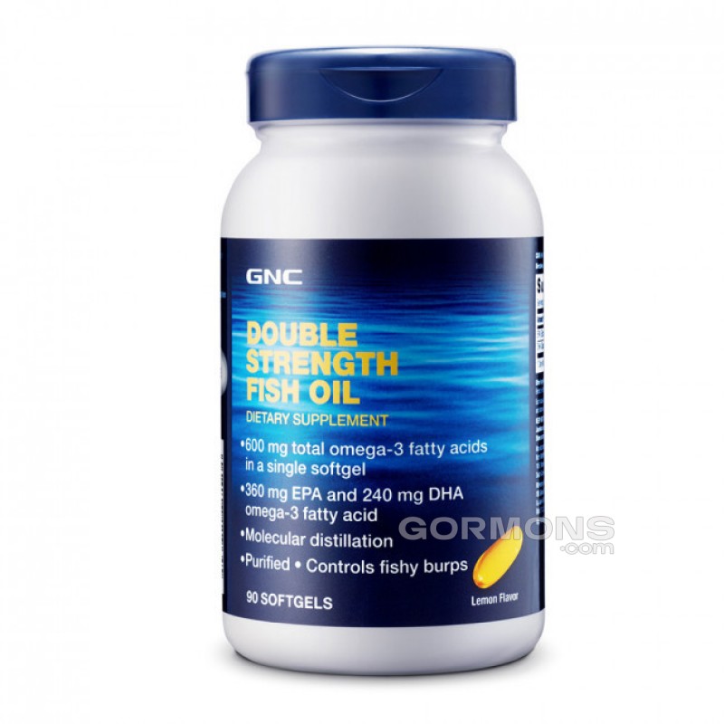 Риб'ячий жир GNC Double Strength Fish Oil 90 caps