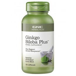Поліпшення роботи мозку GNC Ginkgo Biloba Plus 120 tab