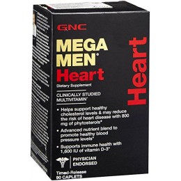 Вітаміни для чоловіків GNC Mega Men HEART 90 caps