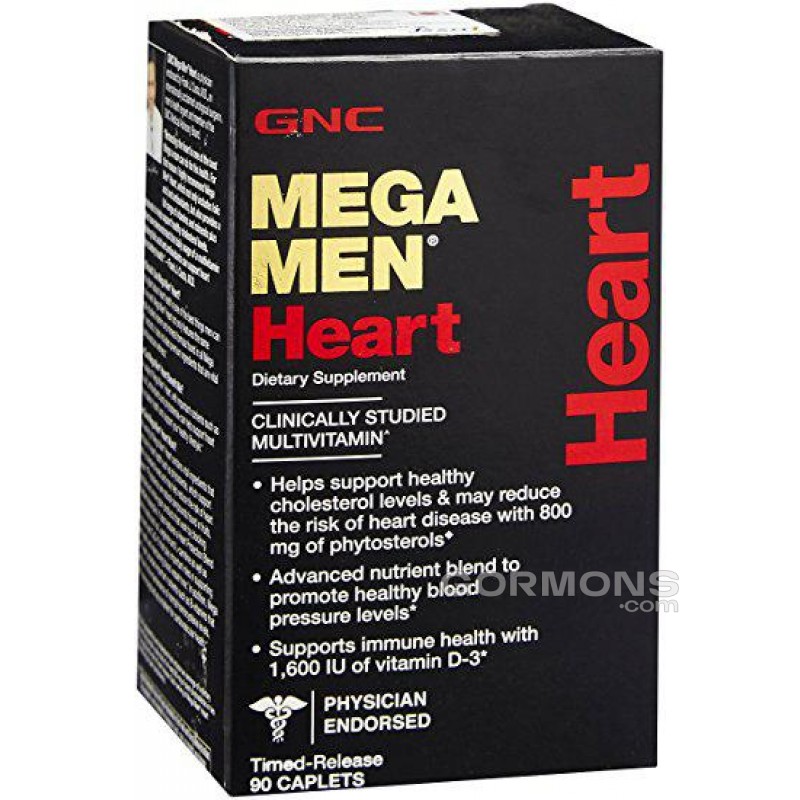 Вітаміни для чоловіків GNC Mega Men HEART 90 caps