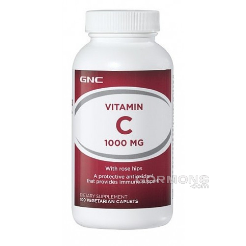 Витамины GNC VIT C 1000 Rose Hips 100 tabs