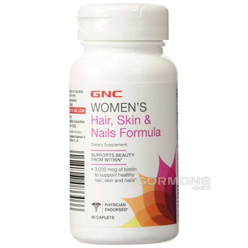 Вітаміни для жінок GNC Womens Hair Skin & Nails Formula 60 caps