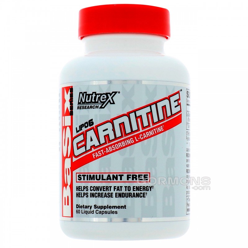 Жироспалювач Nutrex Lipo-6 CARNITINE 60 caps