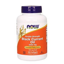 Растительные жирные кислоты NOW Foods Black Currant Oil 500mg 100 softgels