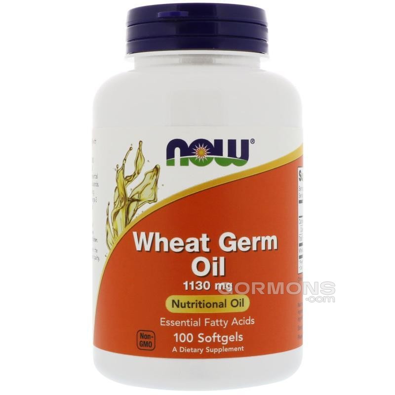 Масло Паростків Пшениці NOW Foods Wheat Germ Oil 1130mg 100 softgels