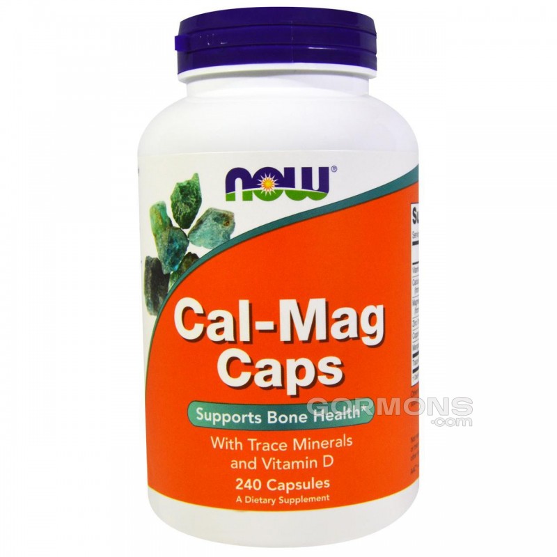 Витамины NOW Foods Cal-Mag Caps 240 caps