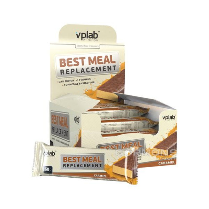Протеїнові батончики VPLab Best Meal Replacement Bar 12х60д