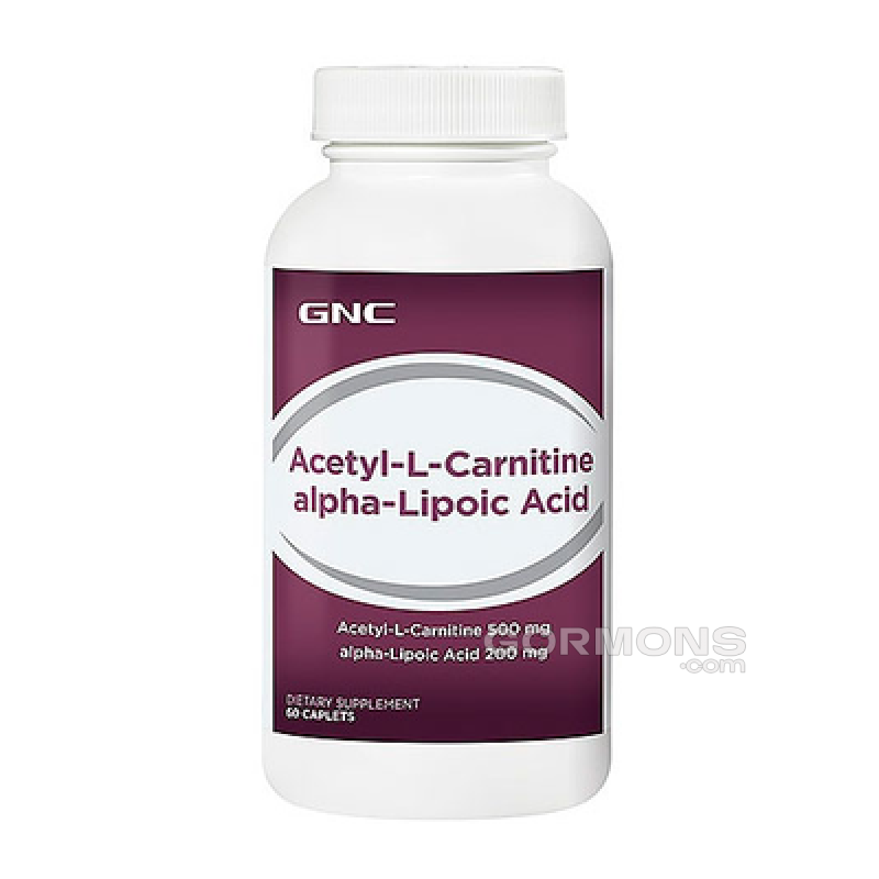 Жиросплювач GNC Acetyl L-Carnitine Alpha-Lipoic Acid 60caps