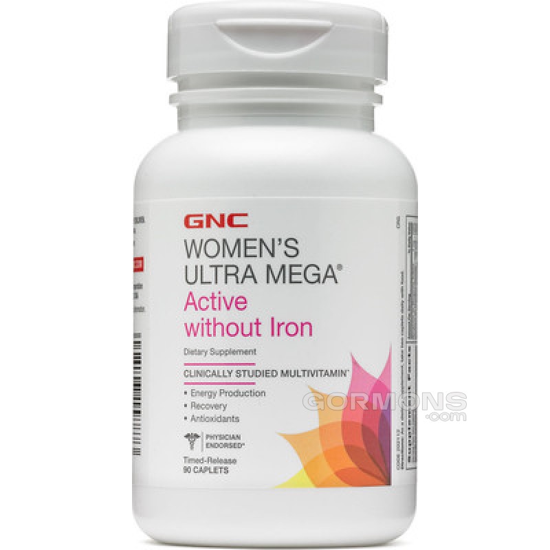 Вітаміни для жінок GNC Womens Ultra Mega Active No Iron 90 caps