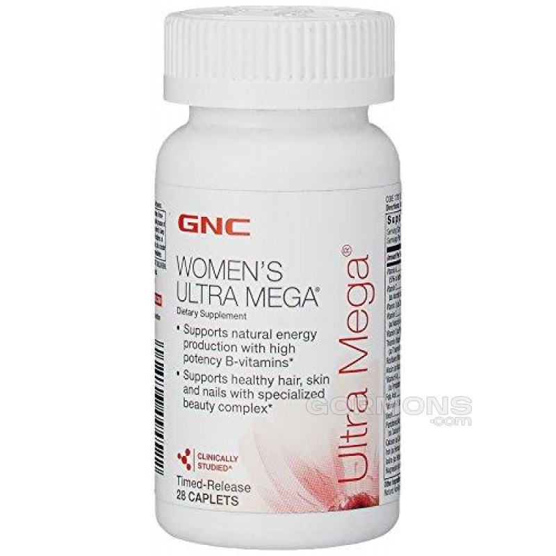 Вітаміни для жінок GNC Womens Ultra Mega caps 28