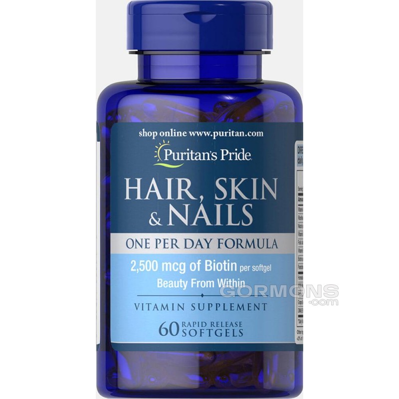 Вітаміни Puritan's Pride Hair Skin Nails One Per Day Formula 60 caps