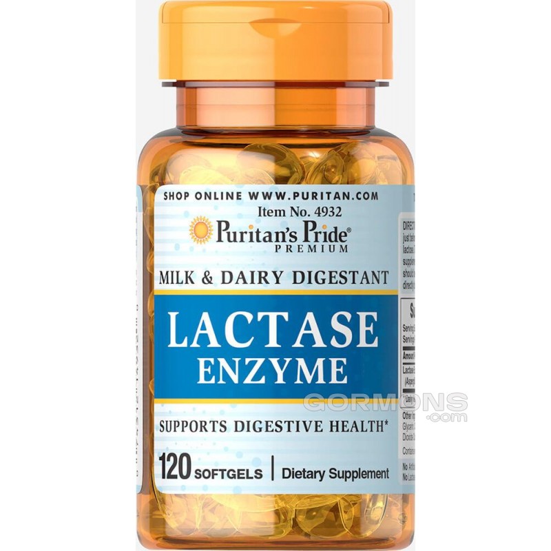 Ензими Puritan's Pride Lactase Enzyme 120 caps
