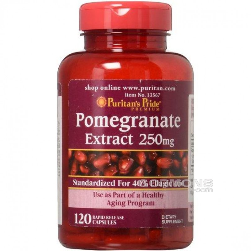 Екстракт граната Puritan's Pride Pomegranate Extract 250 mg 60 caps