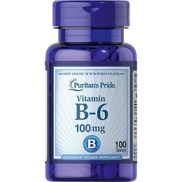 Вітамін В-6 Puritan's Pride Vitamin B-6 100 mg 100 tabs