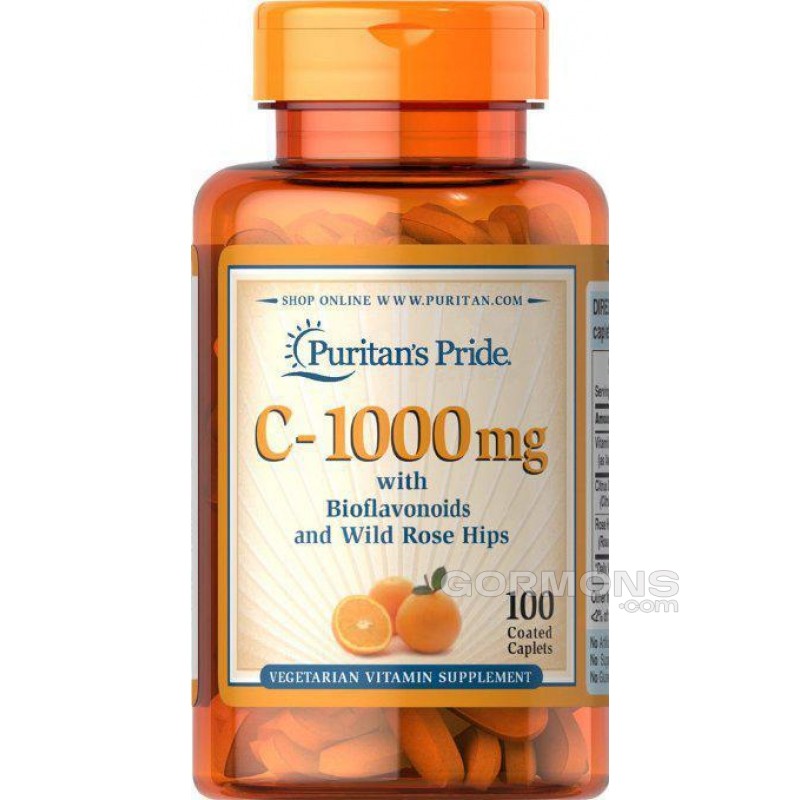 Витамин С Puritan's Pride Vitamin C 1000 mg with Bioflavonoids 100 caps