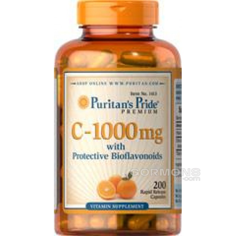 Витамин С Puritan's Pride Vitamin C 1000 mg with Bioflavonoids 200 caps