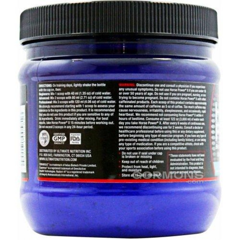 Предтрен Ultimate Nutrition Horse Power X 225 g