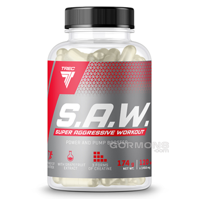 Предтренировочний комплекс Trec Nutrition S. A. W. 120 caps