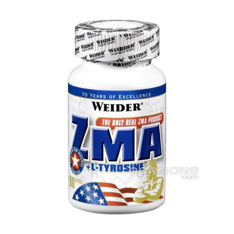 Повышение тестостерона Weider ZMA + L-Tyrosine 90 caps