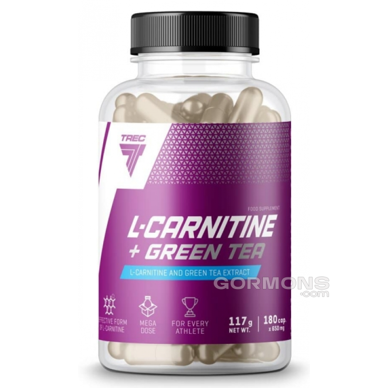 Л-Карнітин Trec Nutrition L-Carnitine + Green Tea 180 caps