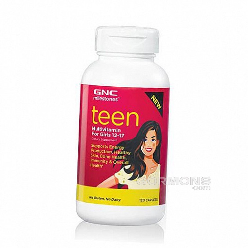 Вітаміни для підлітків GNC Teen Multi 120 кап Girls