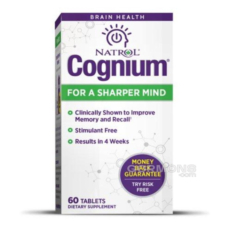 Робота мозку Natrol Cognium 100 mg 60 tabs Робота мозку Natrol Cognium 100 mg 60 tabs