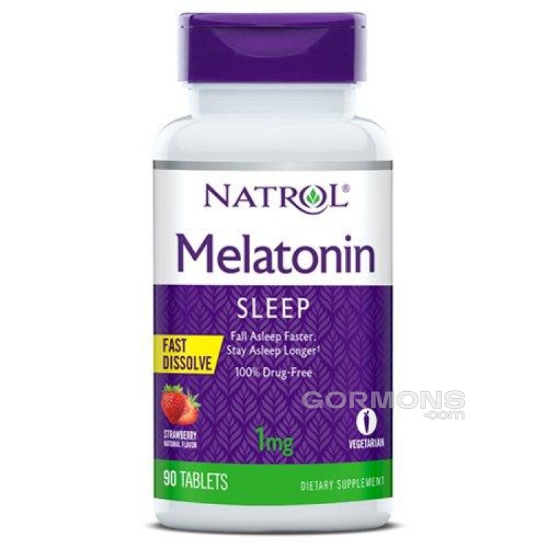 Мелатонин Natrol Melatonin 1 mg Fast Dissolve 90 tabs