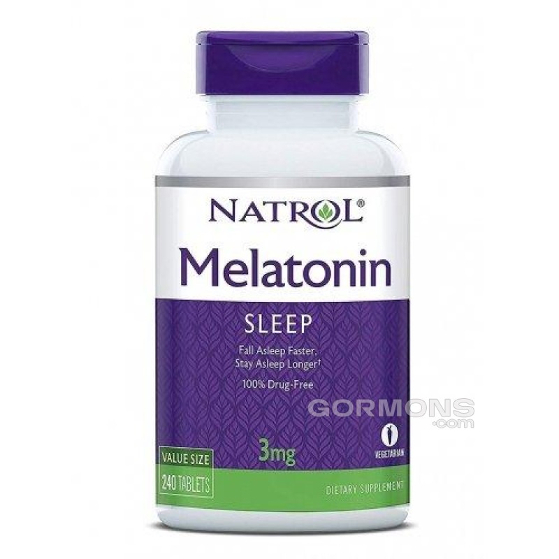 Мелатонін Natrol Melatonin 3 mg 240 tabs