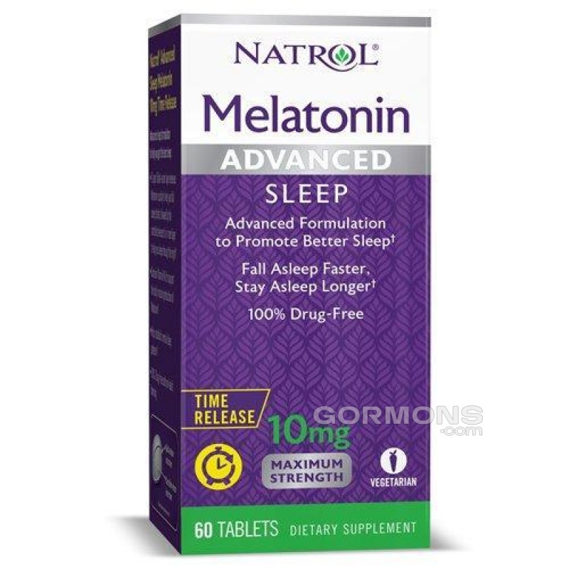 Мелатонин Natrol Melatonin Advanced Sleep 10 mg 60 tabs